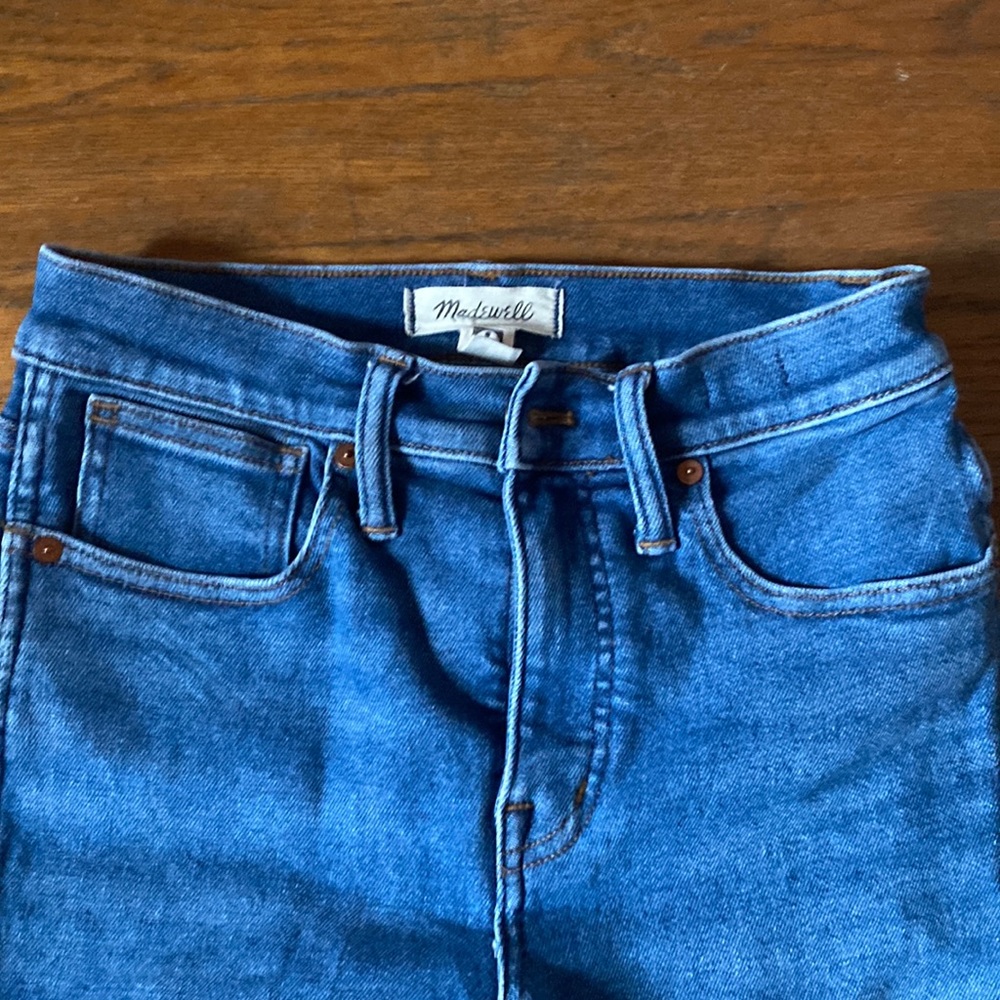 Madewell stovepipe jeans! Worn once!